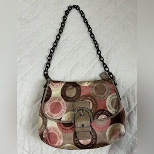 Coach vintage Multicolor Signature mini Shoulder Bag/crossbody bag